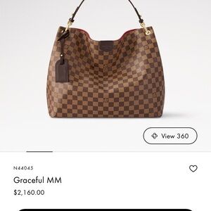 Louis Vuitton Damier Ebene Hobo Bag